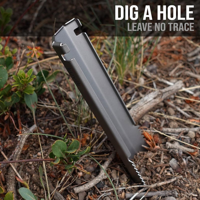 Kuvik Titanium Trowel - Ultralight and Compact Shovel for Backpacking, Camping, and Survival - Image 5